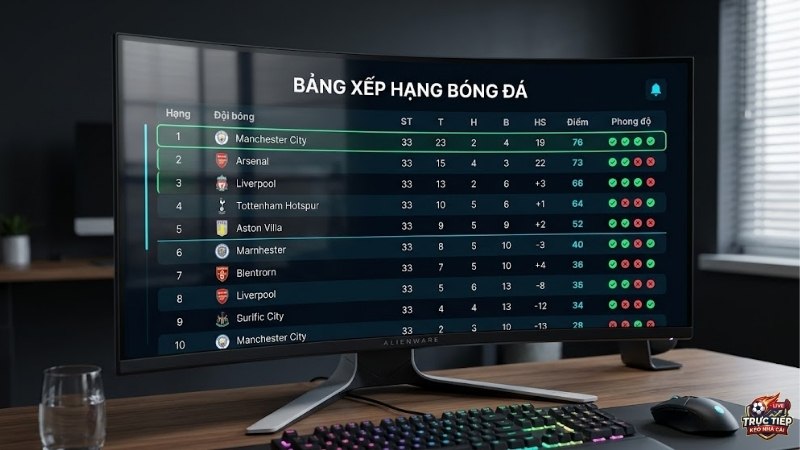 bang-xep-hang-bong-da